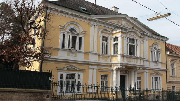 Villa der ehemaligen Geliebten von Kaiser Franz Joseph, Anna Nahowski von außen Villa der ehemaligen Geliebten von Kaiser Franz Joseph, Anna Nahowski von außen