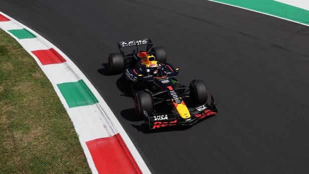 Poleposition für Max Verstappen und den Red Bull Max Verstappen fährt den Red Bull