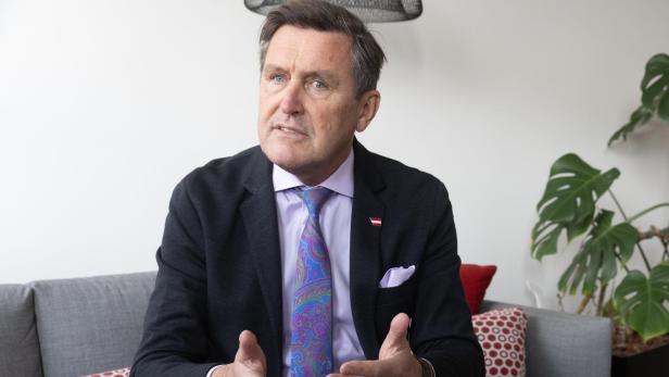 Peter Hanke Infrastrukturminister Peter Hanke bei einem Kurier-Interview.