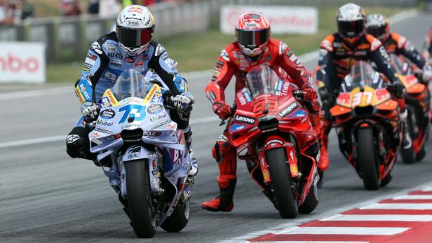 MOTO-PRIX-ESP-CATALONIA MotoGP: Der kleine Marquez-Bruder muckte in Barcelona auf