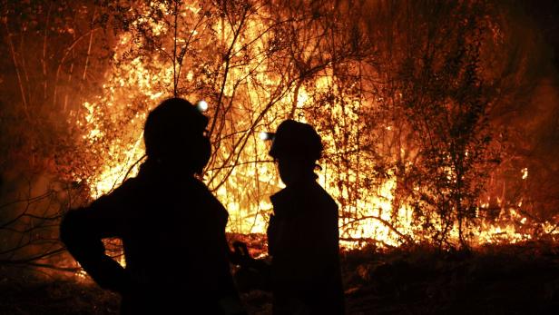 Forest fires burn in Spain Forest fires burn in Spain
