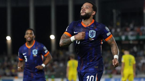 World Cup - UEFA Qualifiers - Group G - Lithuania v Netherlands Memphis Depay ist niederländischer Rekordtorschütze
