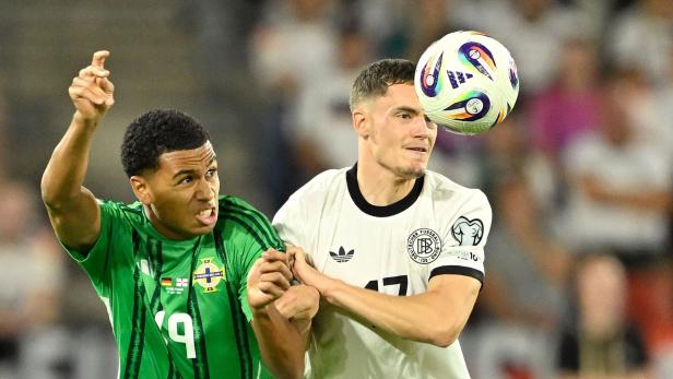 FBL-WC-2026-EUR-QUALIFIER-GER-NIR Wieder ein Kampfspiel für die Deutschen gegen Nordirland
