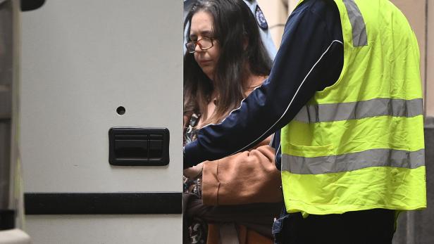 Erin Patterso arrives at Supreme Court in Melbourne