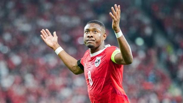 David Alaba ist fit und bereit für das Spiel in Zenica