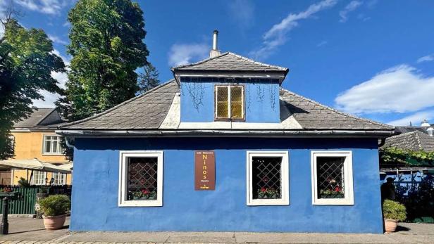 Zeigt Gebäude in Grinzing.