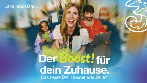Drei startet neues Internet-Zeitalter mit Boost! Drei startet neues Internet-Zeitalter mit Boost!