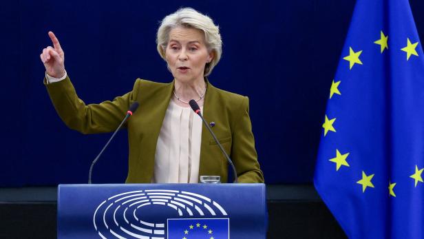 Ursula von der Leyen hielt ihre Rede zur Lage der Union
