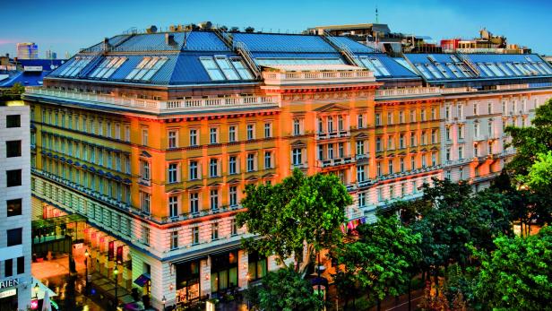 Das Grand Hotel Wien am Kärntner Ring.