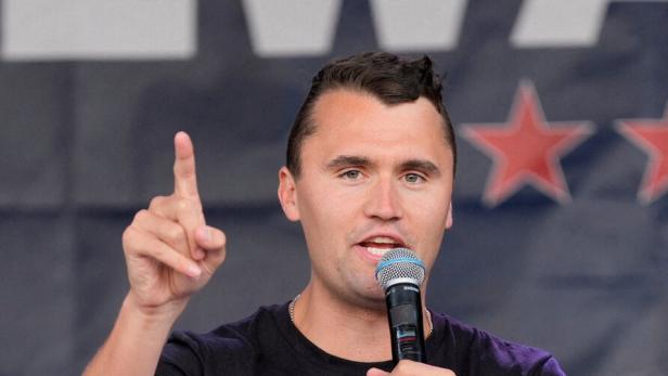 FILE PHOTO: Charlie Kirk at day 3 of the Republican National Convention in Milwaukee, Wisconsin Charlie Kirk am 3. Tag des Republican National Convention in Milwaukee, Wisconsin.
