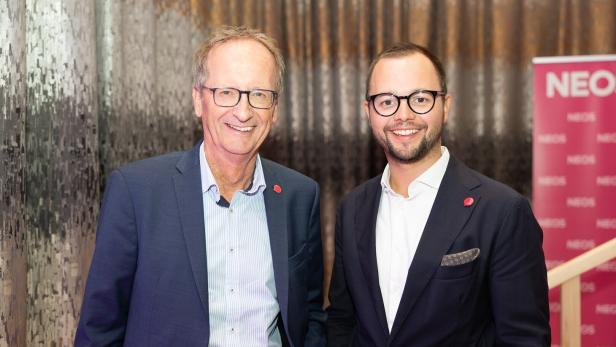 Die Neos-Politiker Helmut Hofer-Gruber und Christoph Müller.