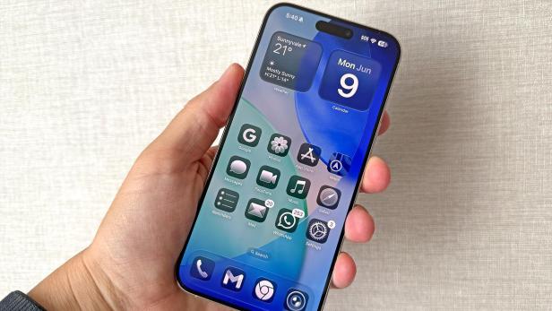 iOS 26 auf einem iPhone