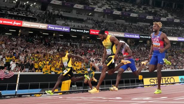Leichtathletik-WM in Tokio: Gold über 100 Meter an Jamaika und die USA 