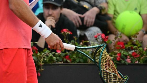 TENNIS-ITA-OPEN-2024 Ein kaputter Schläger ist kein Schlager