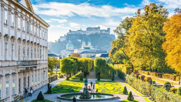 Ansicht von Salzburg mit Festung