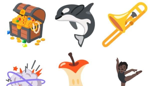 Diese Emojis sind neu: Schatztruhe, Kampfwolke, Orca & Co.