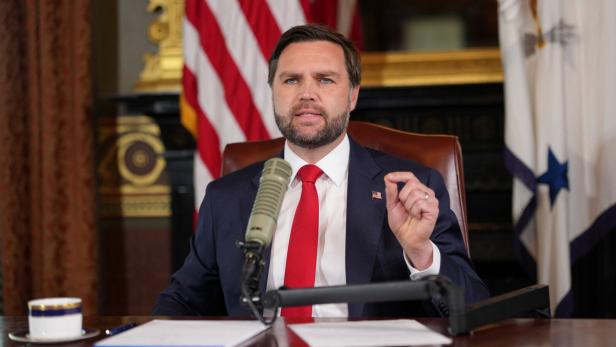 Vice President J.D.Vance hosts an episode of 'The Charlie Kirk Show'  at the White House