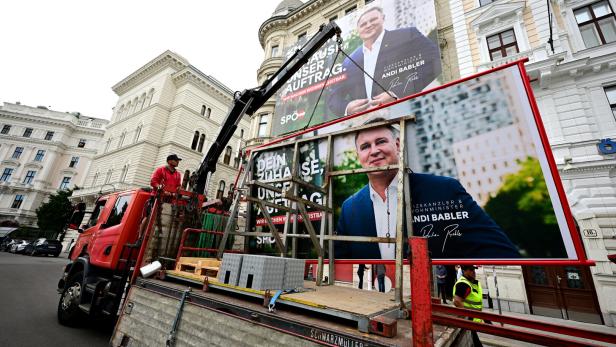 SPÖ-Chef und Vizekanzler Andreas Babler präsentiert Wohn-Kampagne.