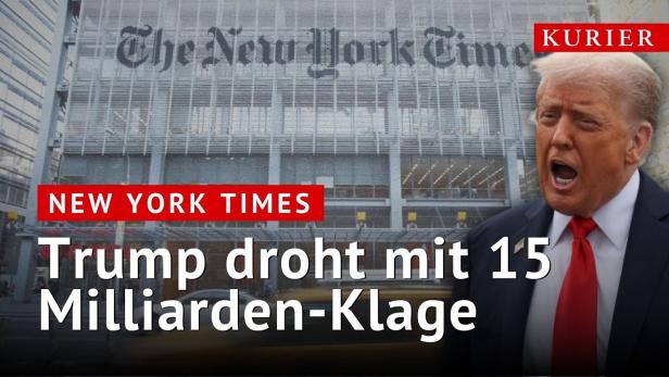 Trump kündigt 15 Milliarden-Klage gegen New York Times an