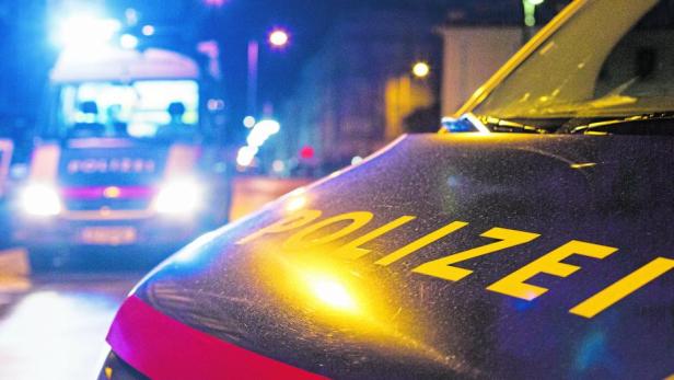 Polizei im Einsatz.