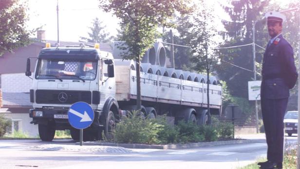 Papp-Polizist Vinzenz