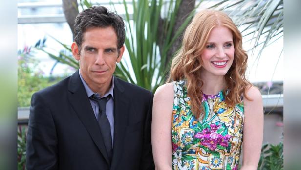 Ben Stiller und Jessica Chastain bei einem Fototermin