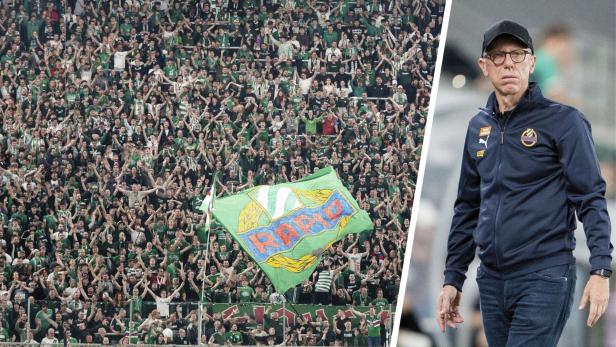 Ansturm der Rapid-Fans, aber Trainer Stöger warnt