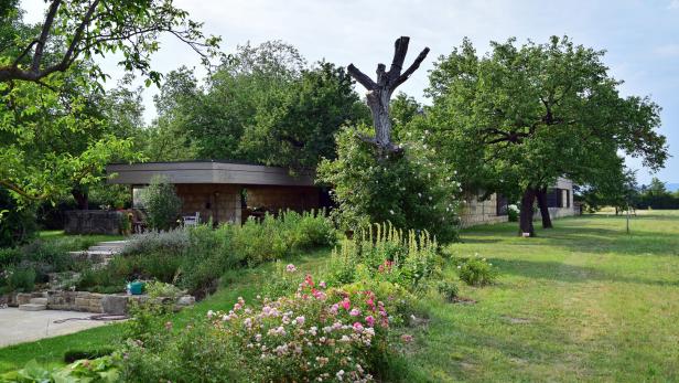 Haus Gruber von Architekt Roland Rainer in St. Margarethen. 