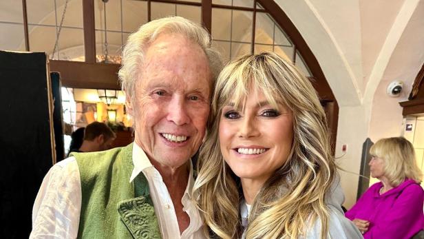 Peter Kraus und Heidi Klum