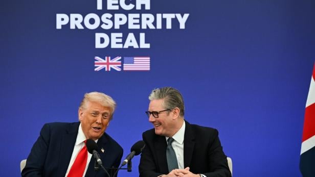 US President Trump meets British Prime Minister Starmer during state visit
