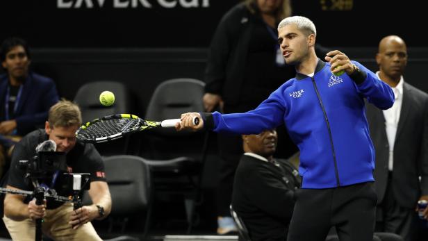 Alcaraz ist beim Laver Cup Samstag Morgen (MESZ) im Einsatz