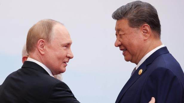 Russian President Putin visits China Treffen in Peking: Putin und Xi