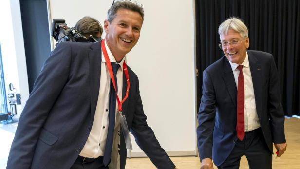 Daniel Fellner und Landeshauptmann Peter Kaiser.