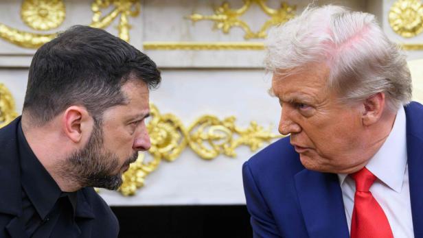 Donald Trump und Wolodymyr Selenskyj im Gespräch