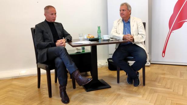 OMV-CEO Alfred Stern (li.) zu Gast im Klub der Wirtschaftspublizisten. OMV-CEO Alfred Stern (li.) zu Gast im Klub der Wirtschaftspublizisten.