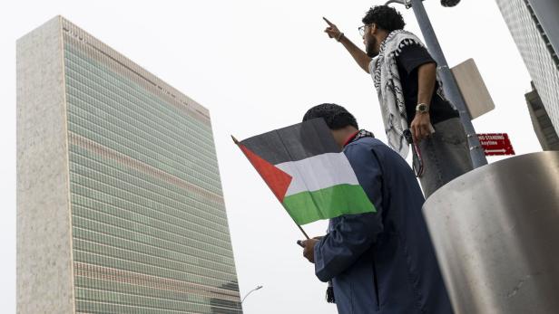 Pro-Palestine Protestors at United Nations Pro-Palestine Protestors at United Nations