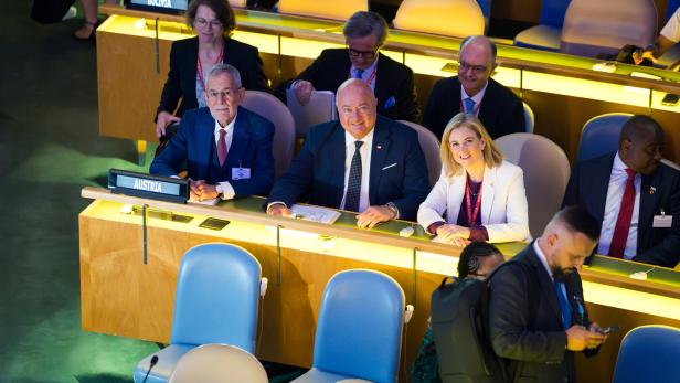 ++ HANDOUT ++ SITZUNG DER UNO-VOLLVERSAMMLUNG ZUM 80. JAHRESTAG DER VEREINTEN NATIONEN: VAN DER BELLEN / STOCKER / MEINL-REISINGER