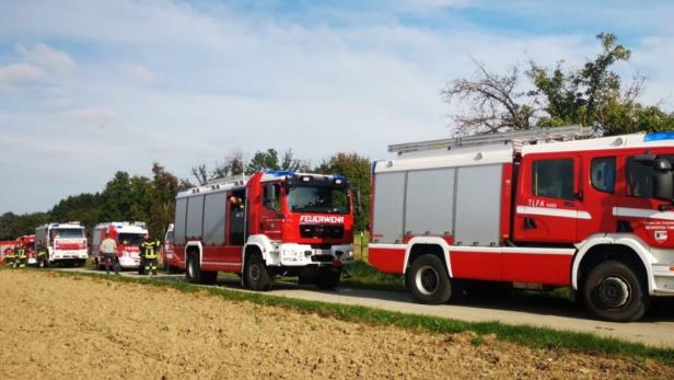 Großalarm bei Zimmerbrand