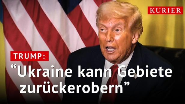 Trump: Ukraine könne sich Gebiete mit Verbündeten zurückerobern