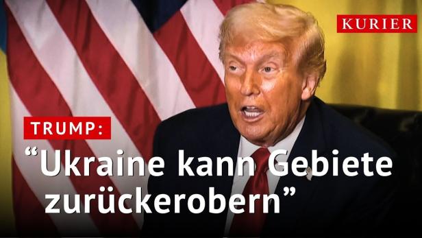 Trump: Ukraine könne sich Gebiete mit Verbündeten zurückerobern