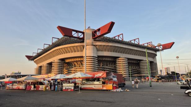Das Stadion in Mailand