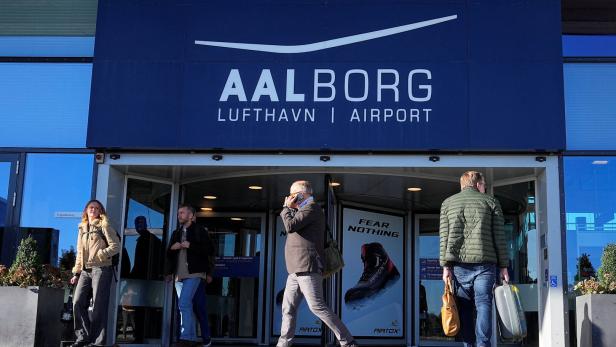 Denmark Aalborg Airport Thursday morning