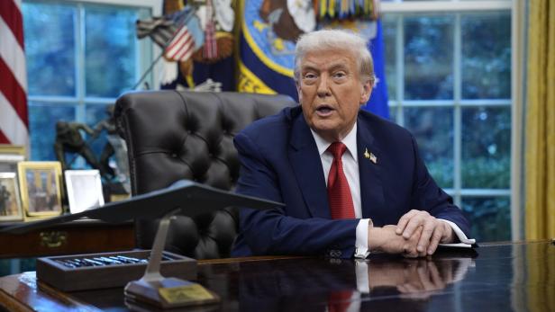 US President Trump signs executive orders at White House