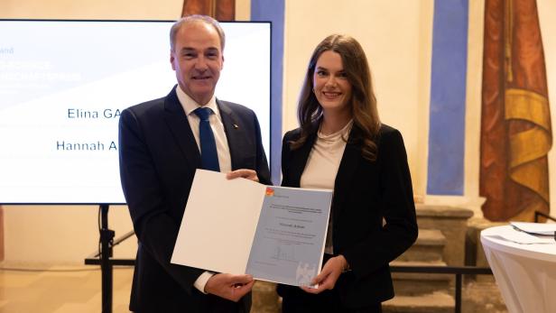  Leonhard Schneemann mit Hannah Artner