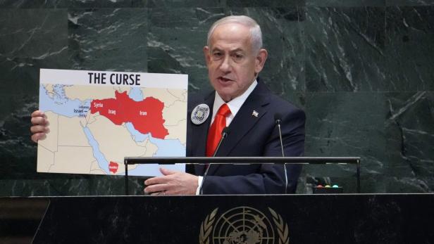 Israels Premier Benjamin Netanjahu vor der UN-Generalversammlung