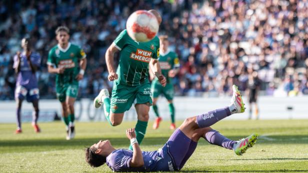 Wien hat nur Fußball im Kopf: Szene vom letzten Wiener Derby im Mai.