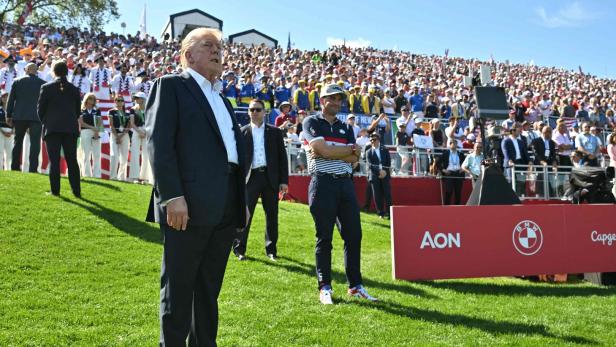 Trump beim Ryder Cup