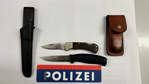 Das Messer wurde sichergestellt