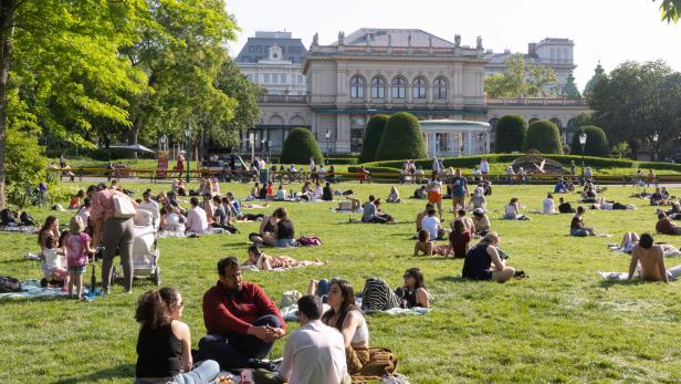 Stadtpark, Themenbild Frühling