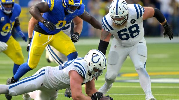 Erste Saisonniederlage für Raimann (auf dem Boden) und die Colts